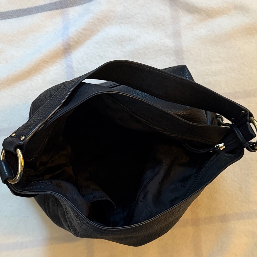 Michael Kors Black Pebbled Leather Hobo Shoulder Bag - Picture 9 of 16